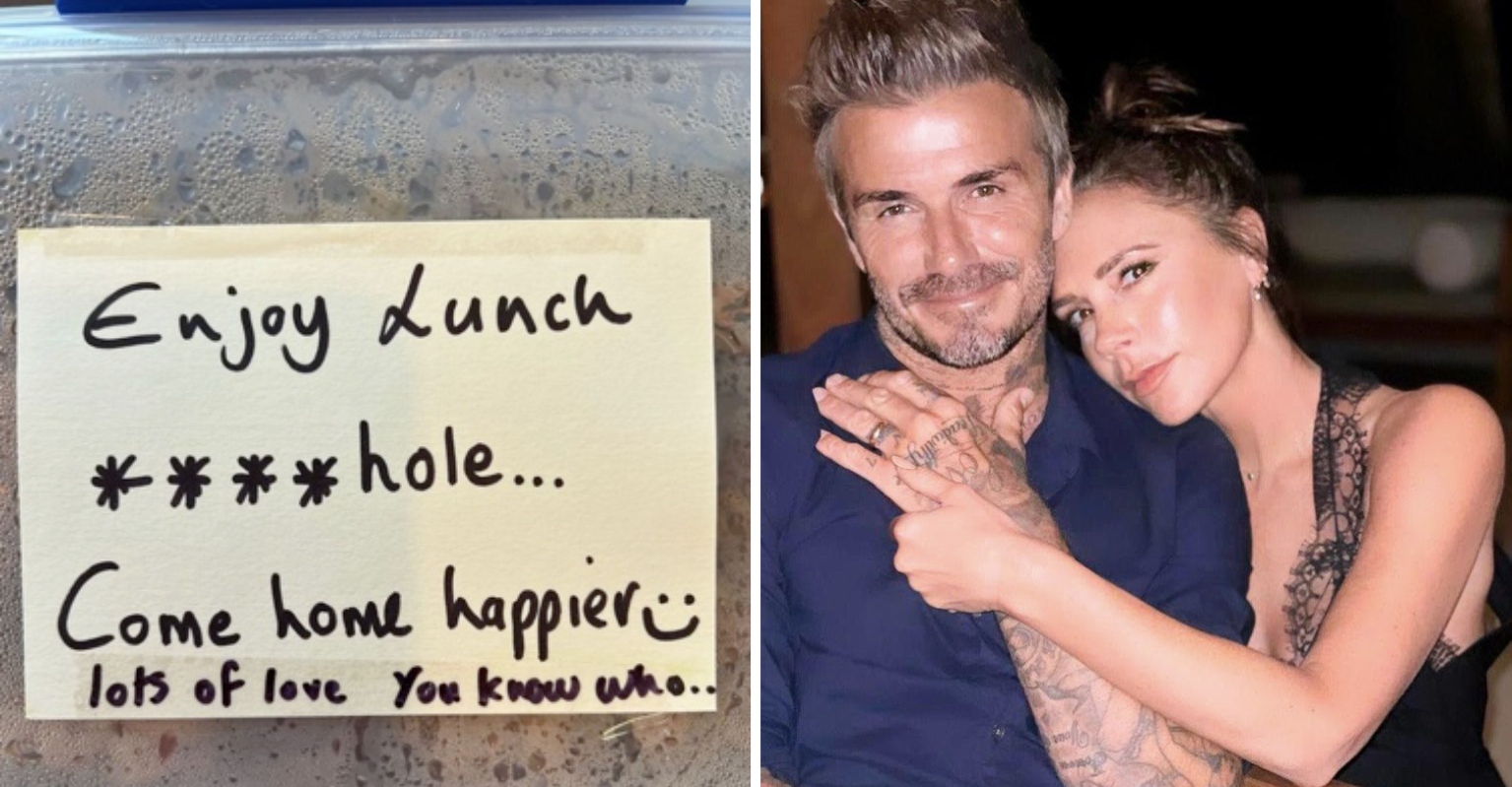 David Beckham jokes that wife Victoria should home happier' VT(01)