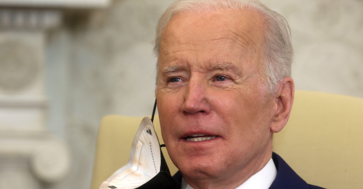 Top Ukrainian official invites Biden to meet President Zelensky next week - if he is 'brave'