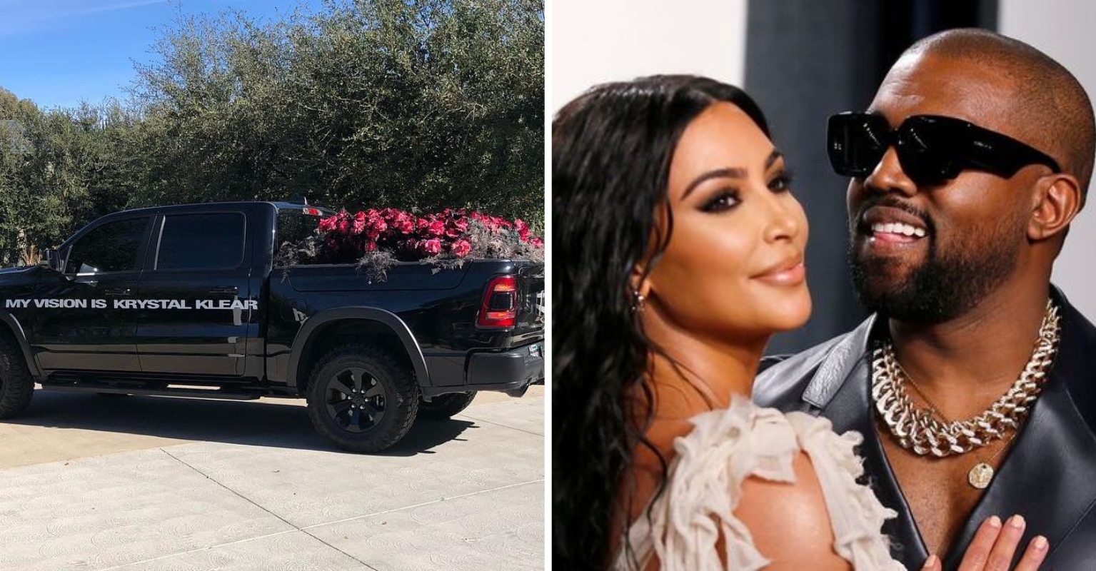 Kanye West Sends Kim Kardashian Truckload Of Roses As Julia Fox Confirms Split VT