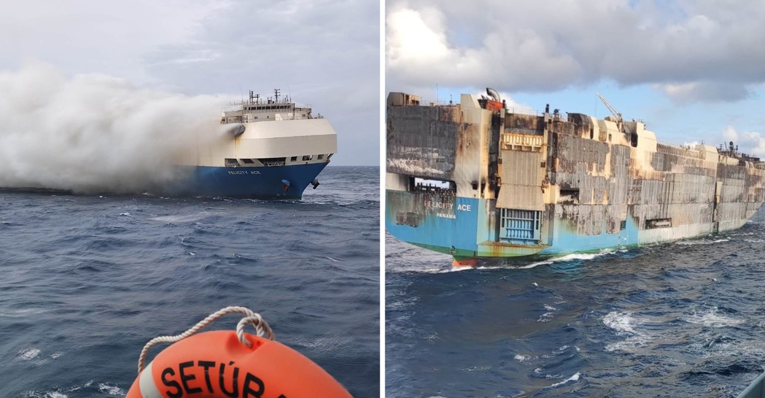 Cargo Ship Carrying '4000 Luxury Cars' Sinks In The Middle Of The