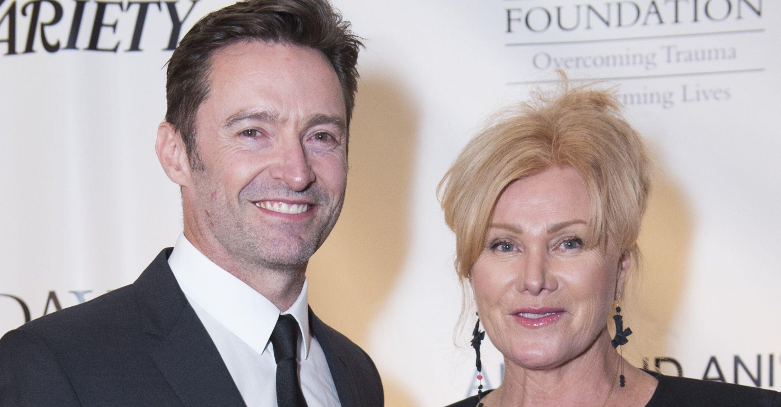 Hugh Jackman's wife Deborra-Lee Furness addresses rumors that her husband is gay
