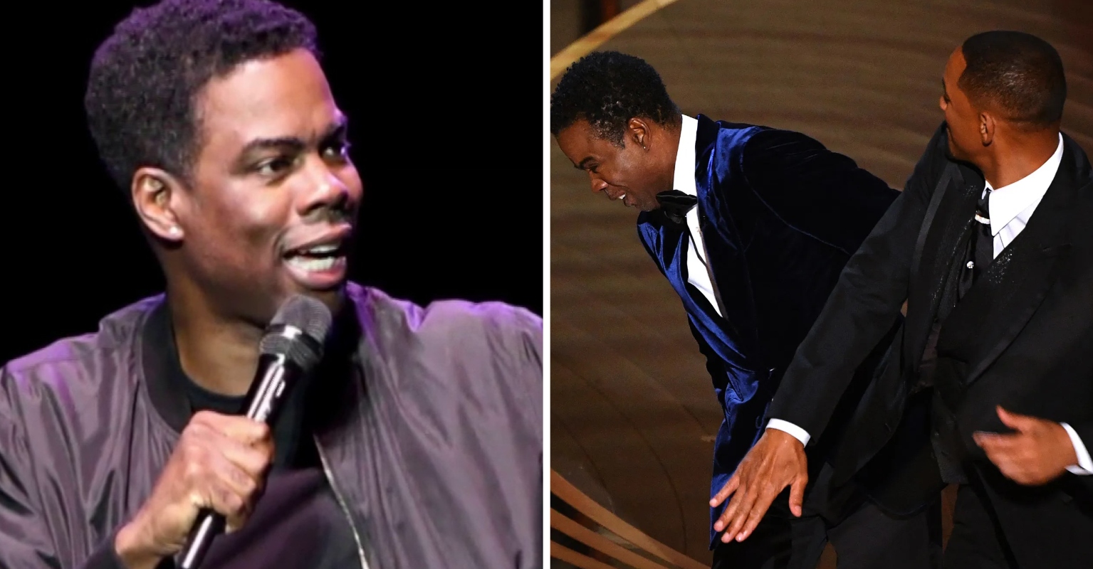 Chris Rock Shuts Down Audience Member Cursing Out Will Smith During