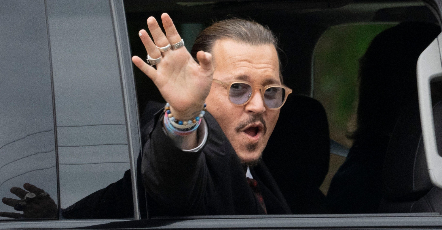 Johnny Depp laughs at mention of alpacas during Disney employee's questioning