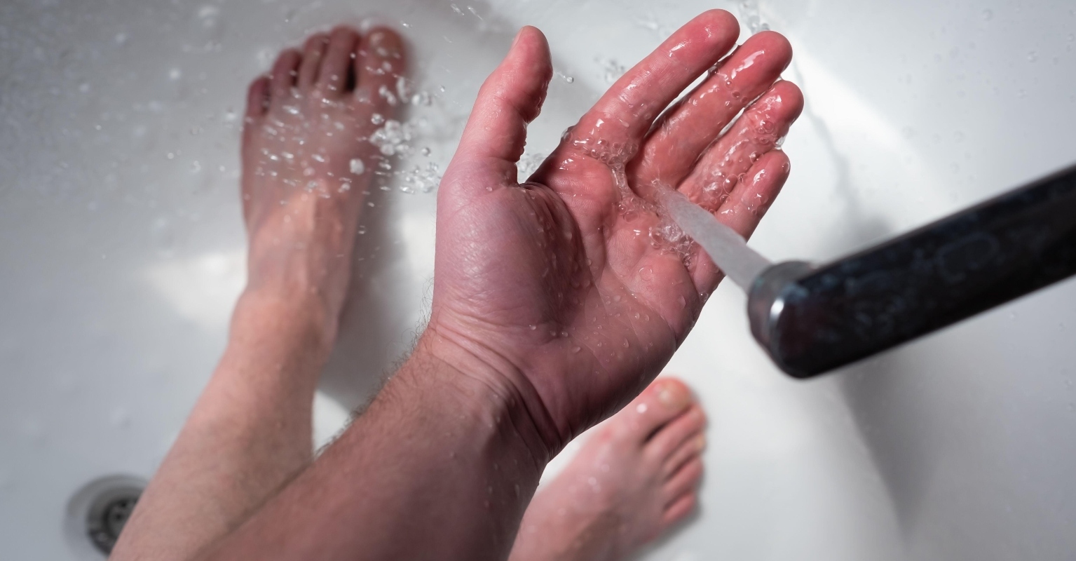 Woman reveals she showers just once a week - but claims her husband is cool with it