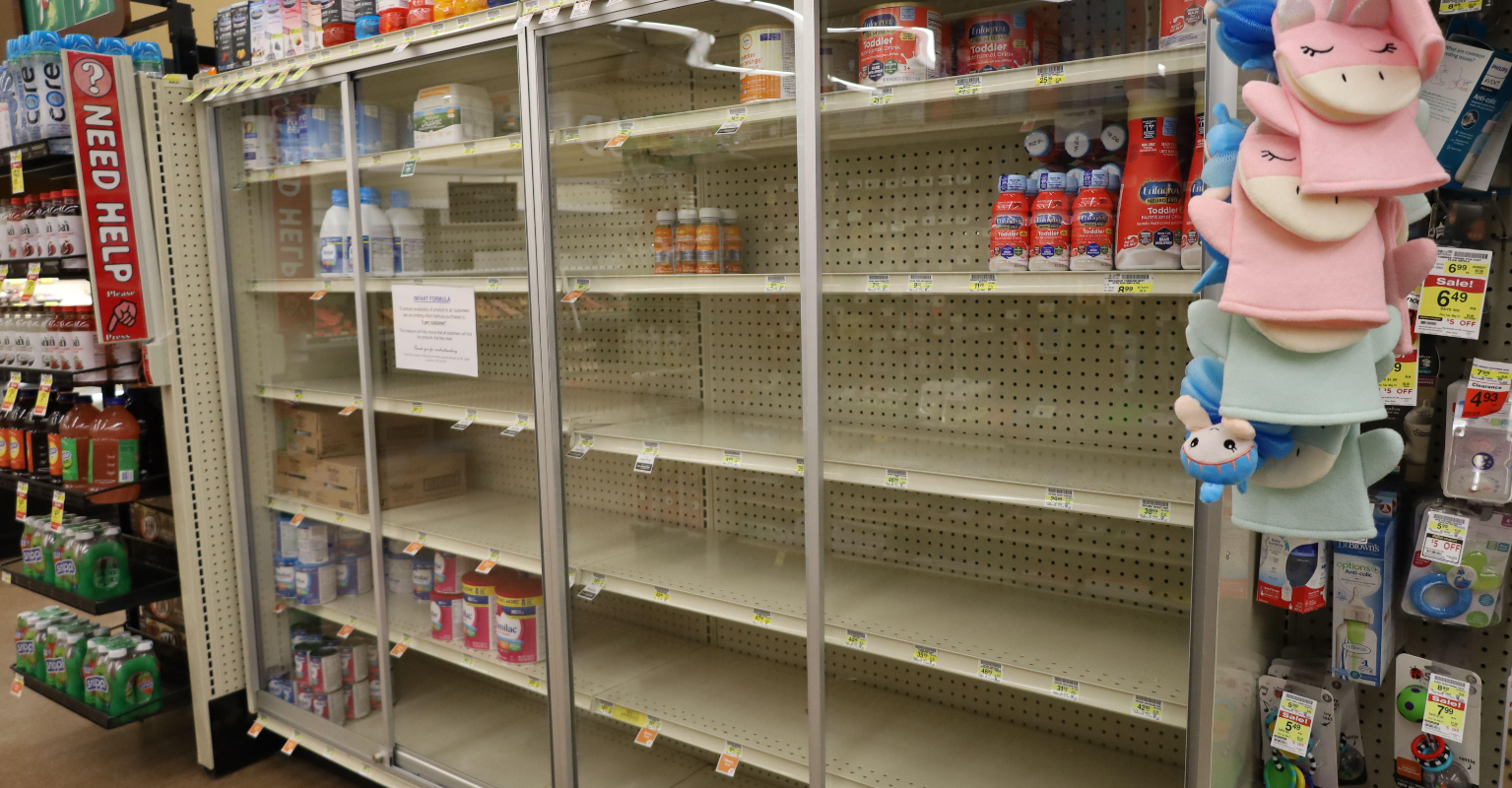 Plane with more than 70,000lbs of baby formula arrives in the US