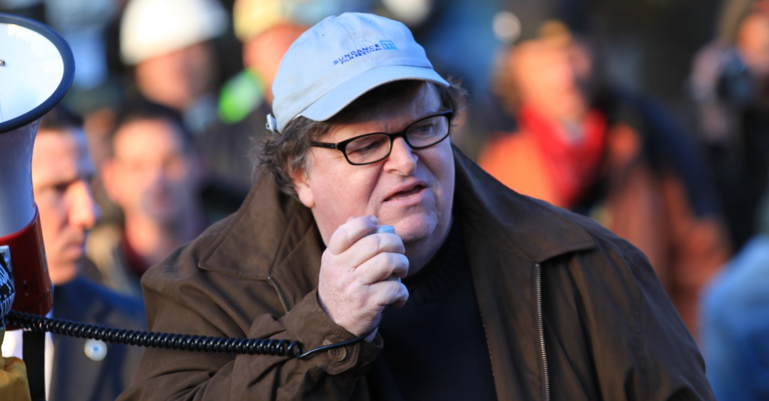Michael Moore calls for the Second Amendment to be repealed
