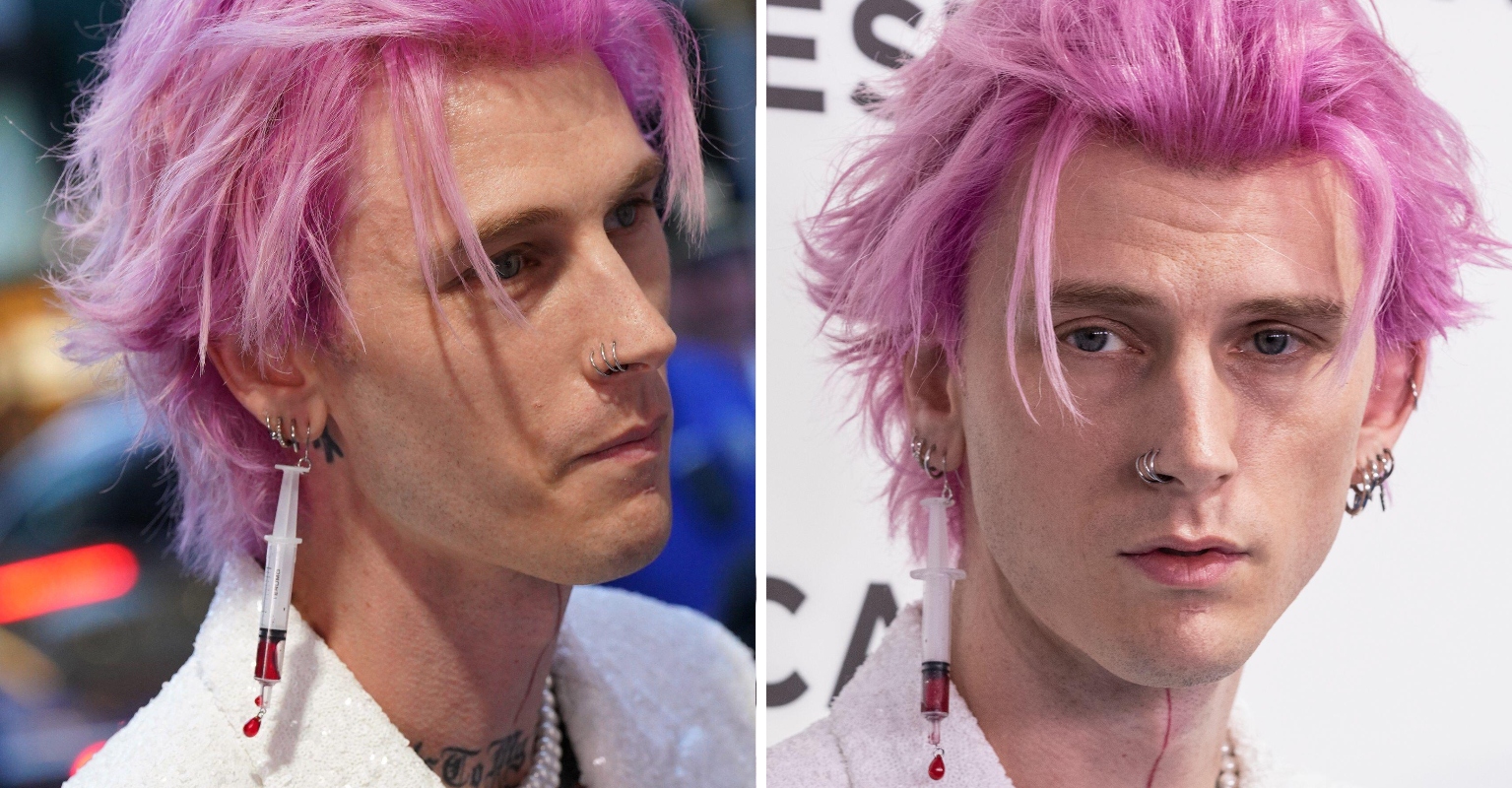 Machine Gun Kelly Is Slammed After Attending Premiere With 'Syringe
