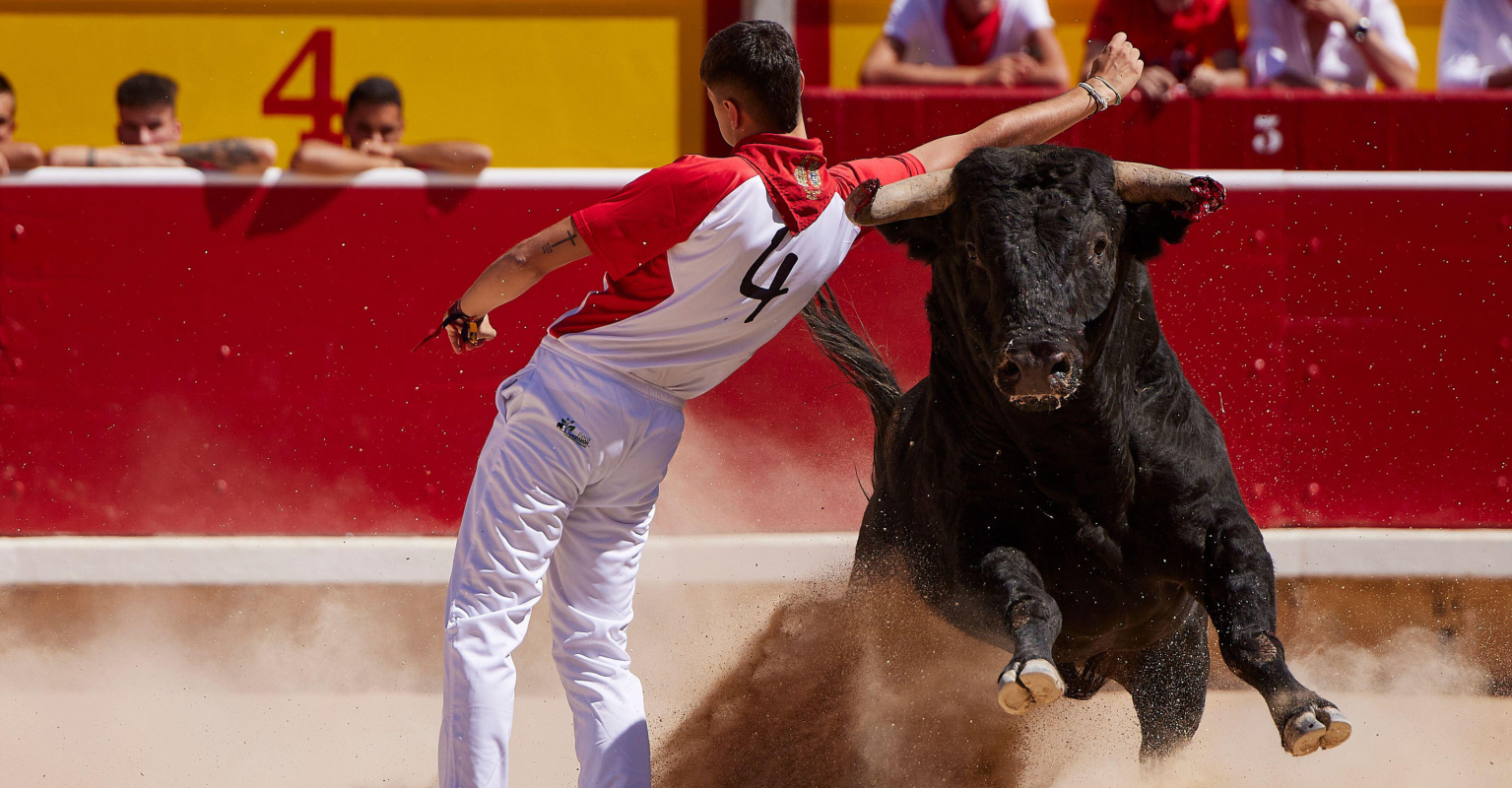 Florida man one of 3 gored during Spain's bull run festival