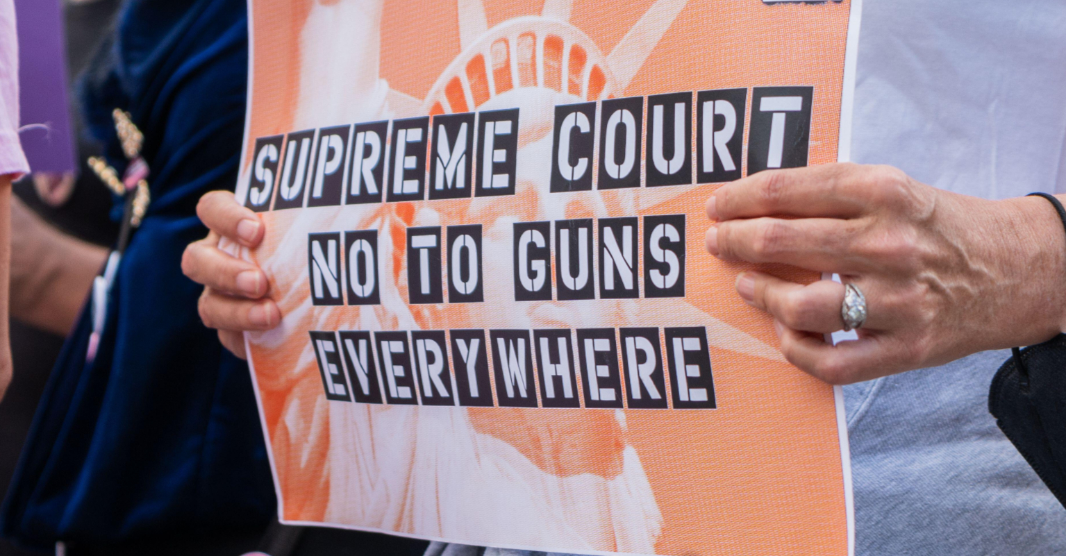 New York state passes emergency legislation which sees guns banned in many public places