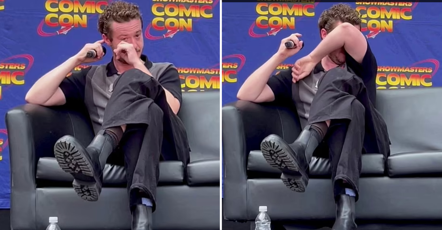 'Stranger Things' Star Joseph Quinn Wipes Away Tears After Fan Thanks Him