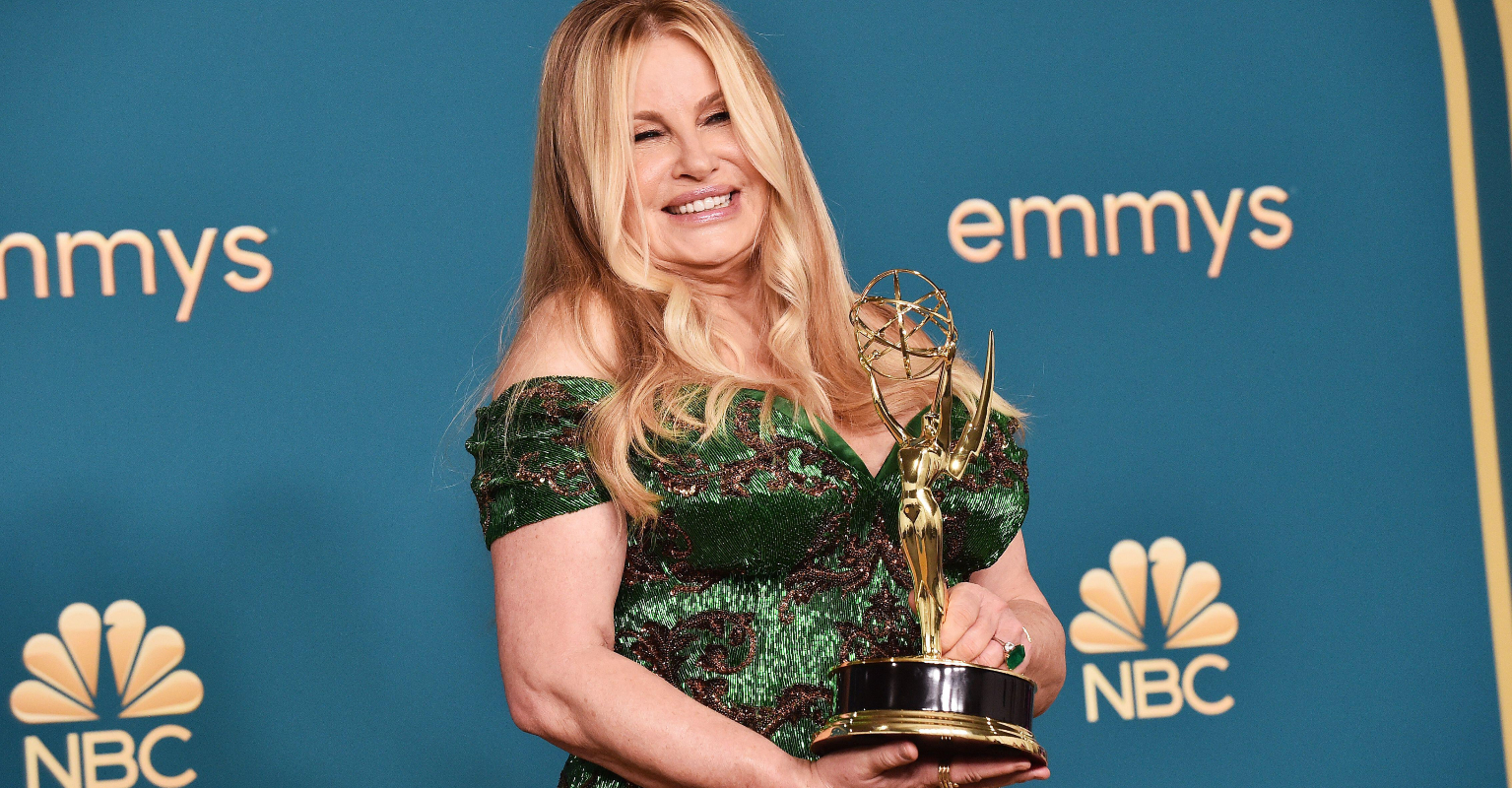 Jennifer Coolidge refuses to be played off after winning first Emmy Award