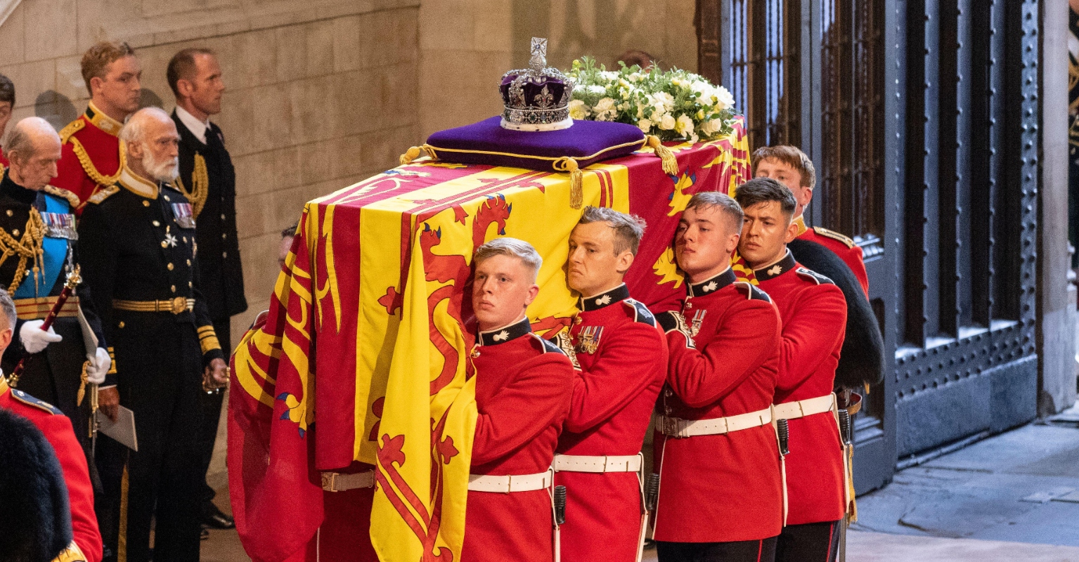 Queen's pallbearers praised for 'flawless' handling of her coffin as the world watched on