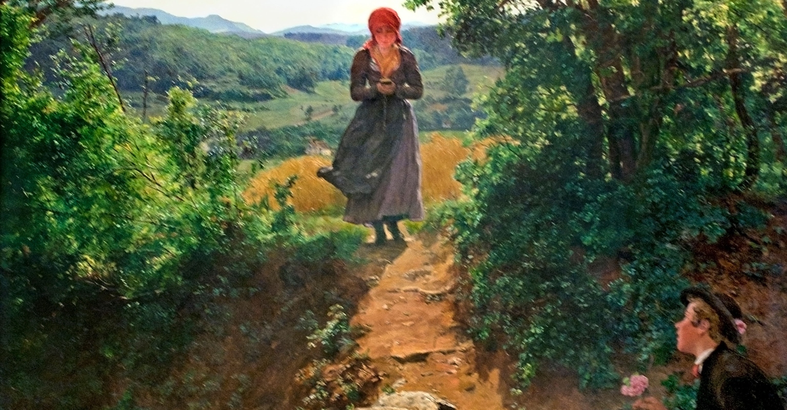 People baffled by 160-year-old painting that appears to show 'time traveller on their iPhone'