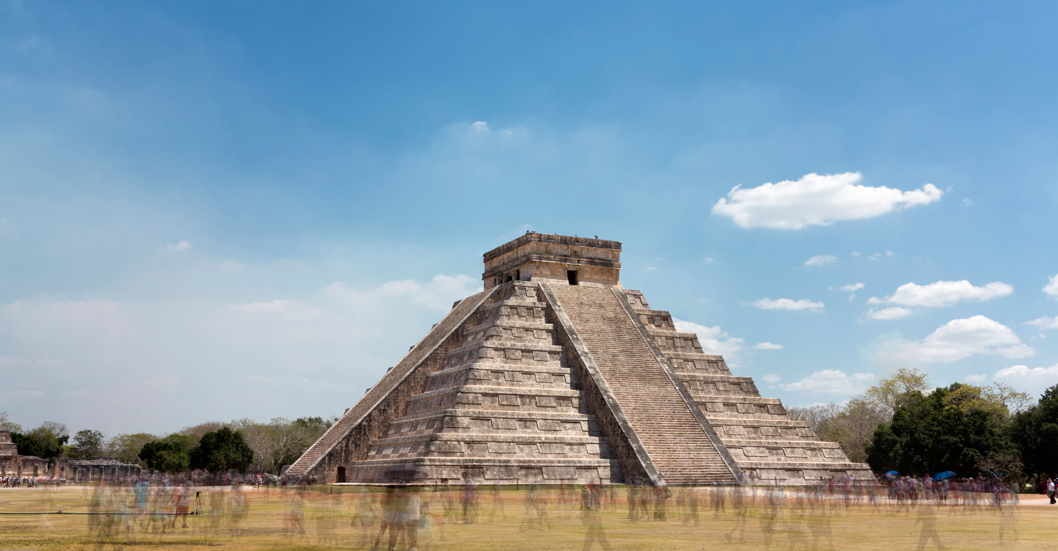 Furious onlookers call for tourist to be 'sacrificed' after she climbs ancient Mayan pyramid