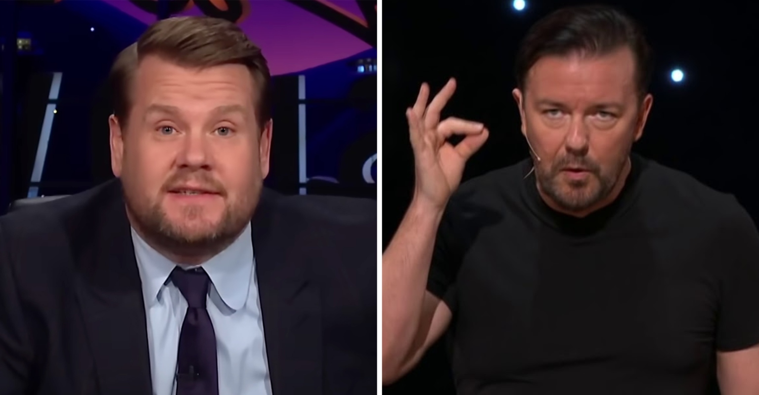 James Corden Responds To Accusations He 'Blatantly Stole' Ricky Gervais