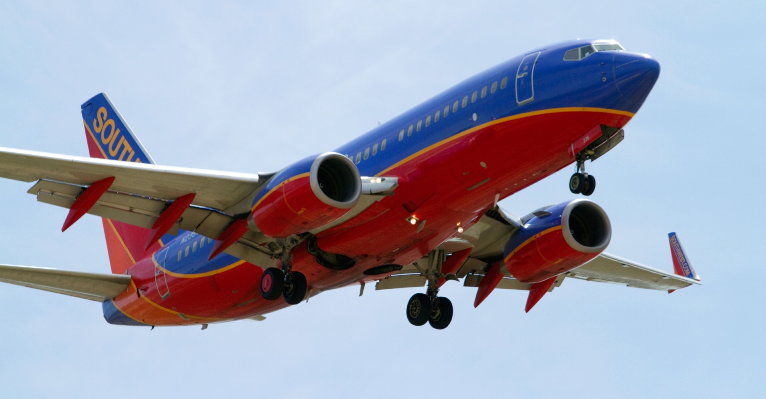 Airline passenger arrested 'after trying to open door of plane in mid-air'