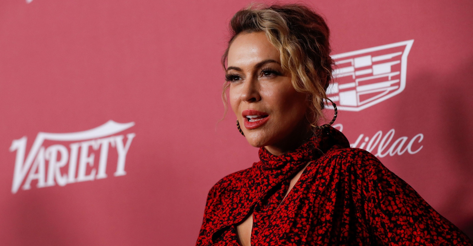 Alyssa Milano praised for celebrating turning 50 with make-up free selfie