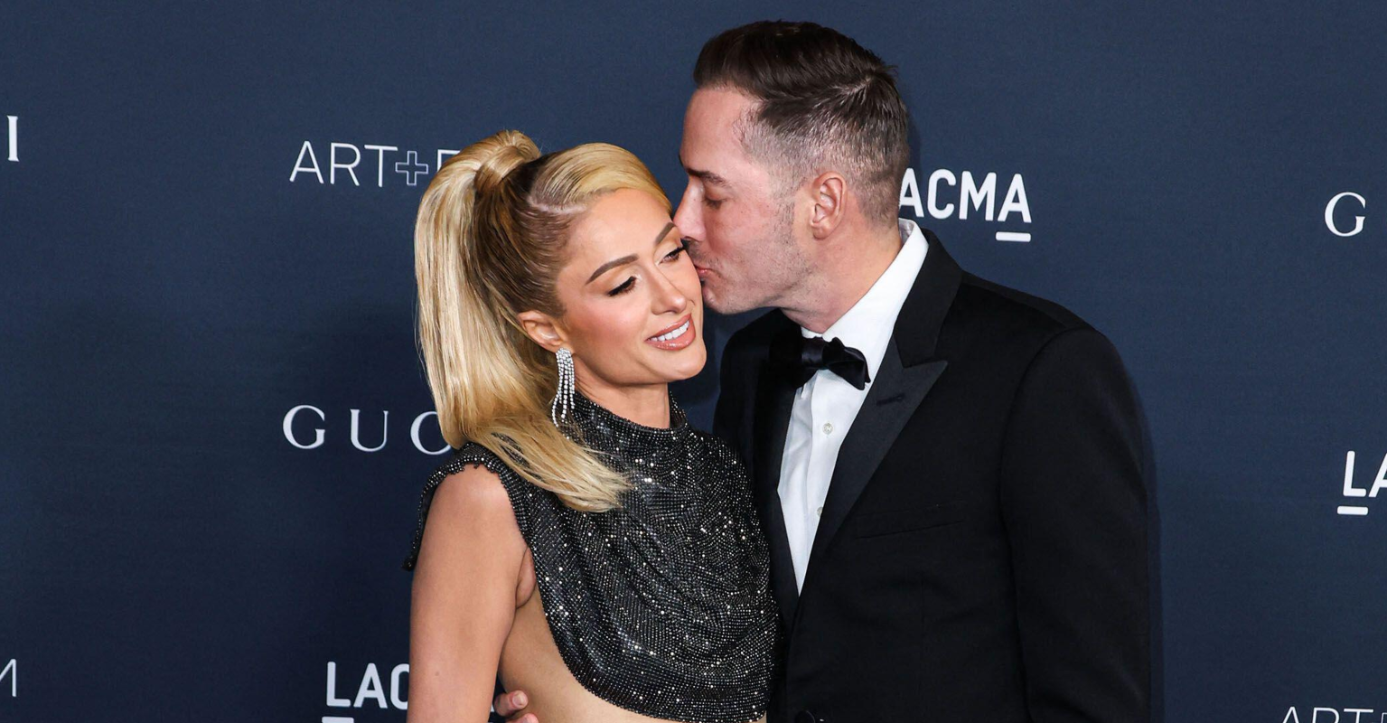 Paris Hilton accused of editing first photo of newborn baby