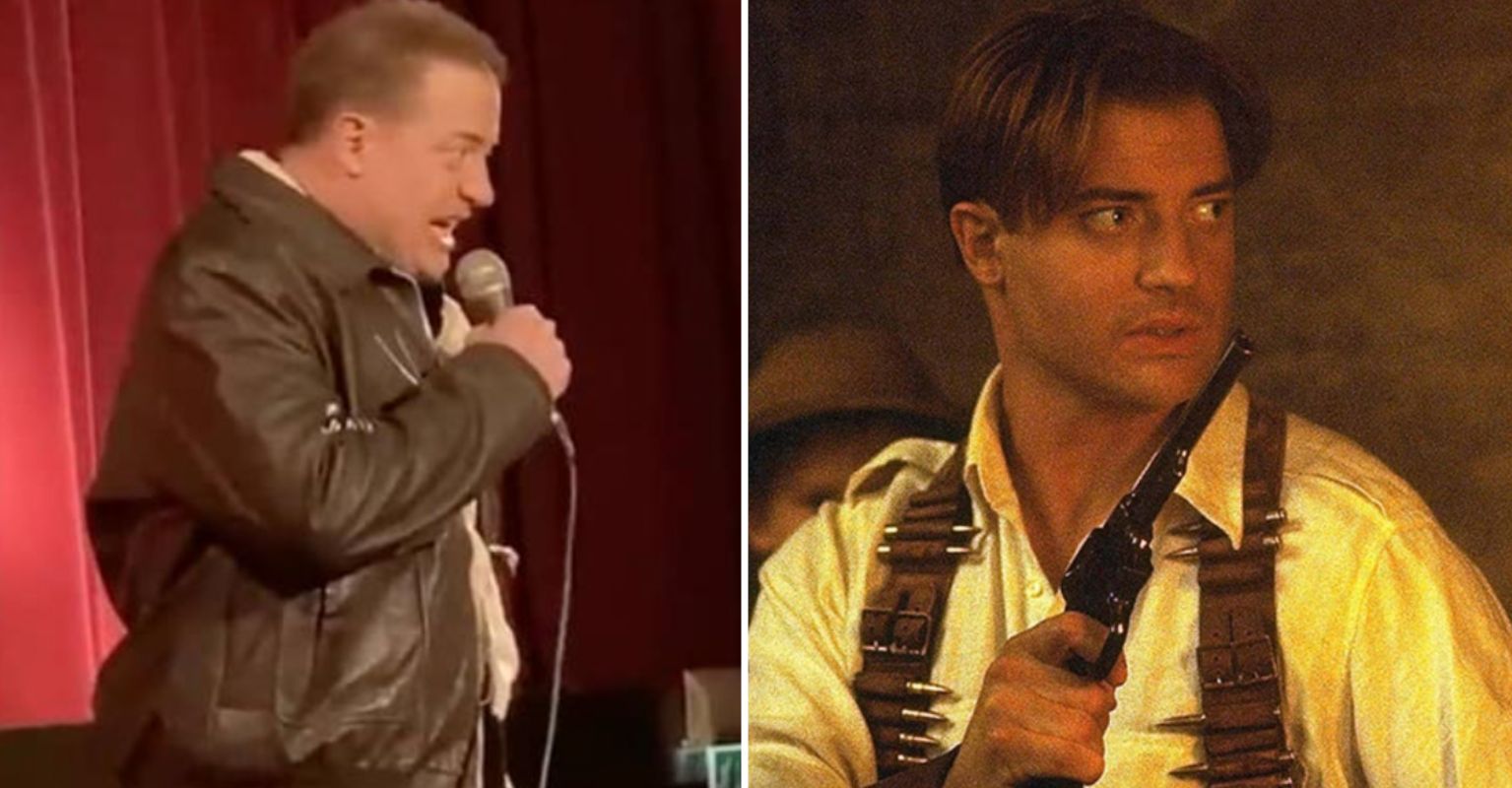 Brendan Fraser Gatecrashes Screening Of 'The Mummy' Dressed As Rick O