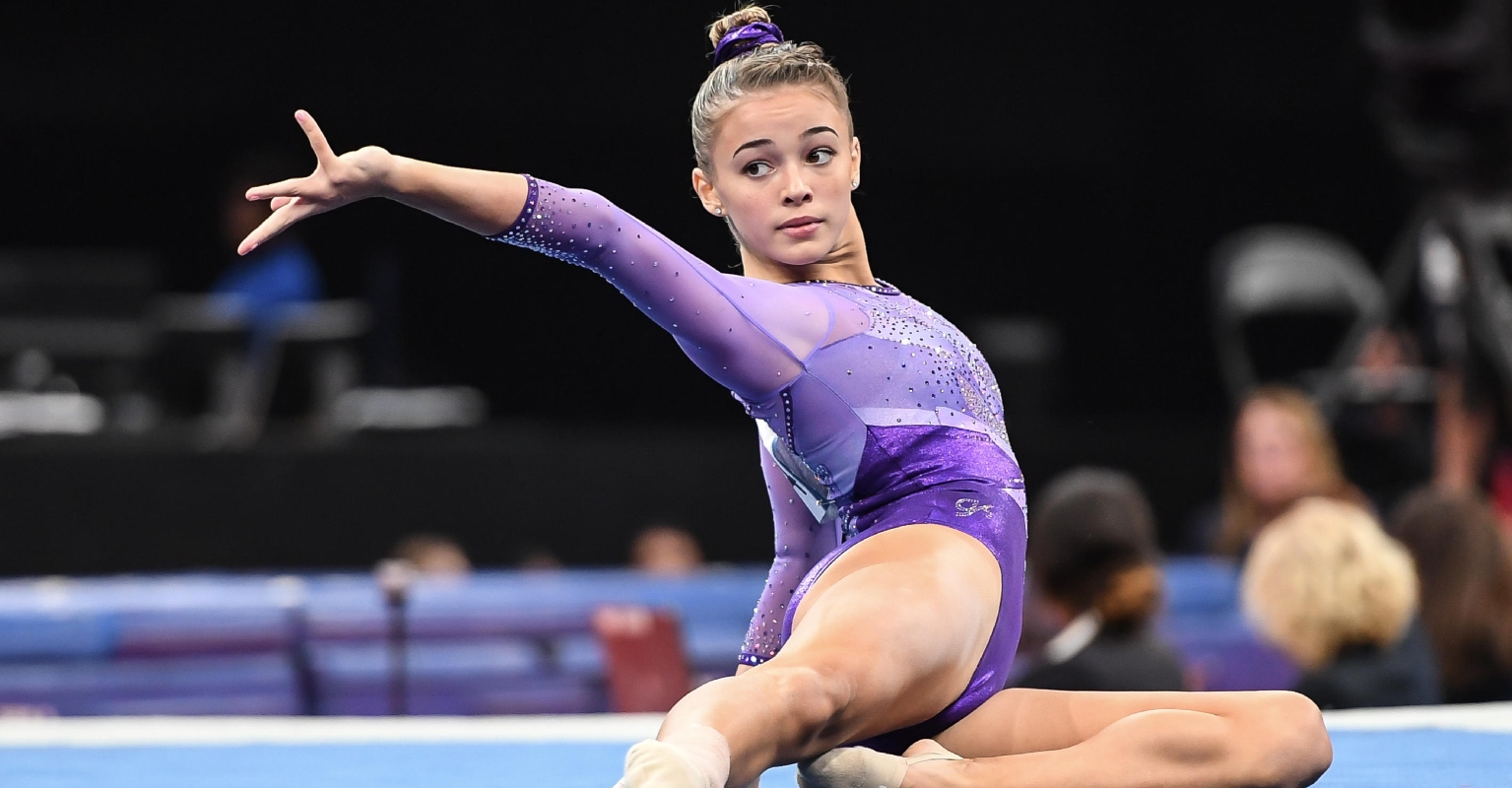 Gymnast Olivia Dunne begs fans to 'be respectful' after sparking 'disturbing' scene outside meet