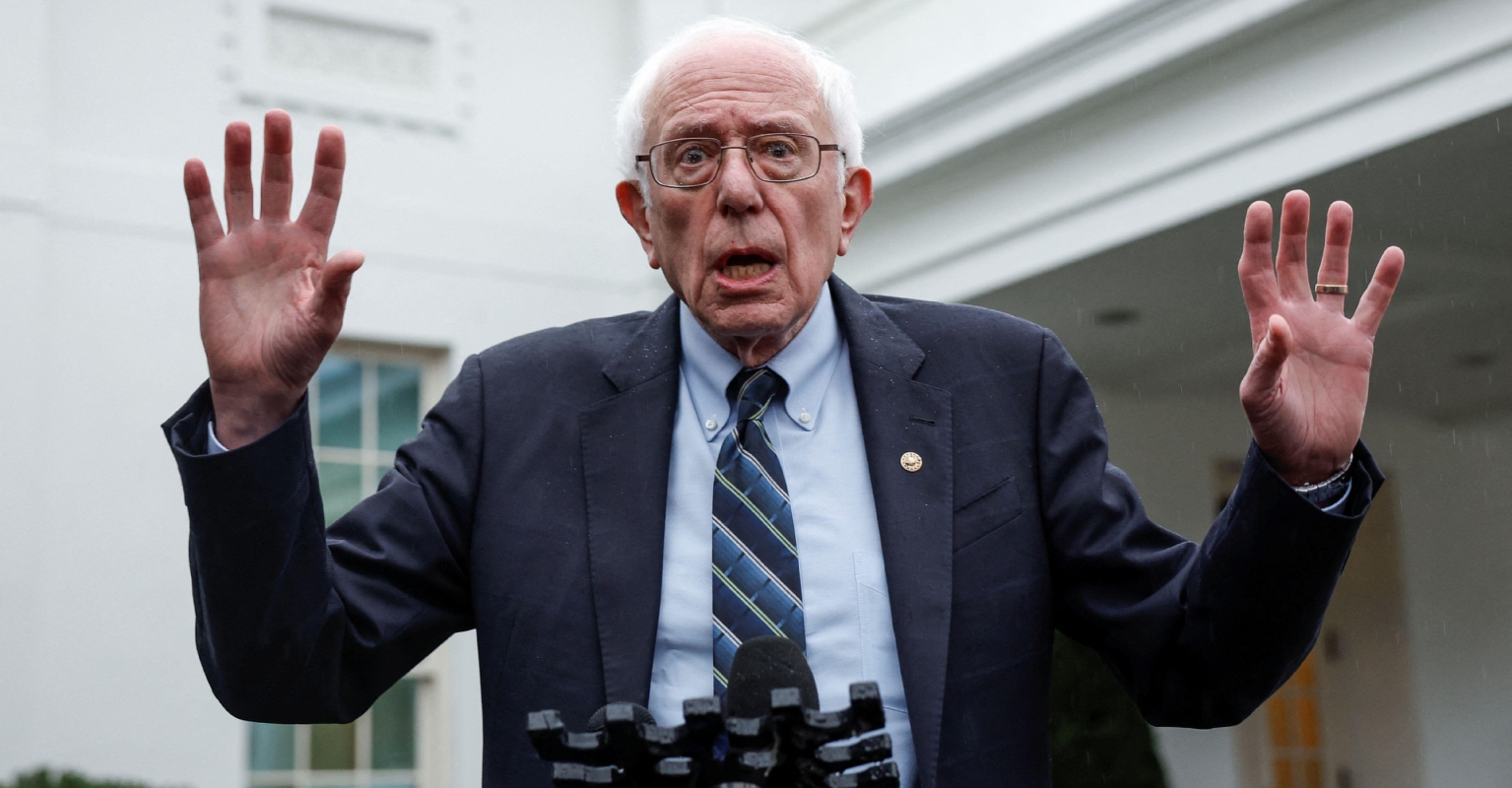 Bernie Sanders hailed 'most relatable politician' after stumbling into TikToker's video