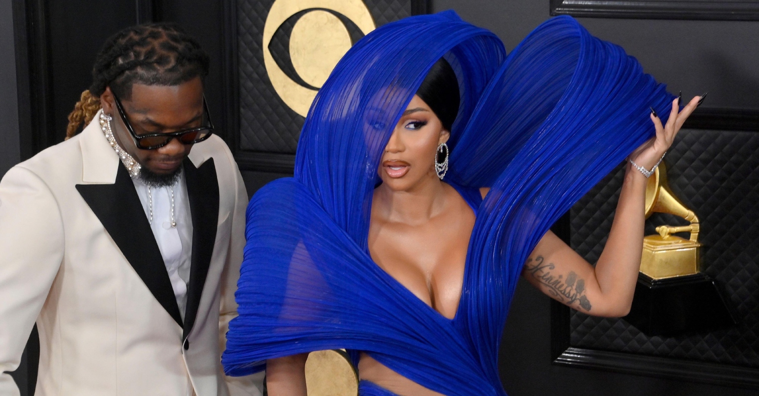 Cardi B and Offset's extreme PDA on Grammys red carpet is making people uncomfortable