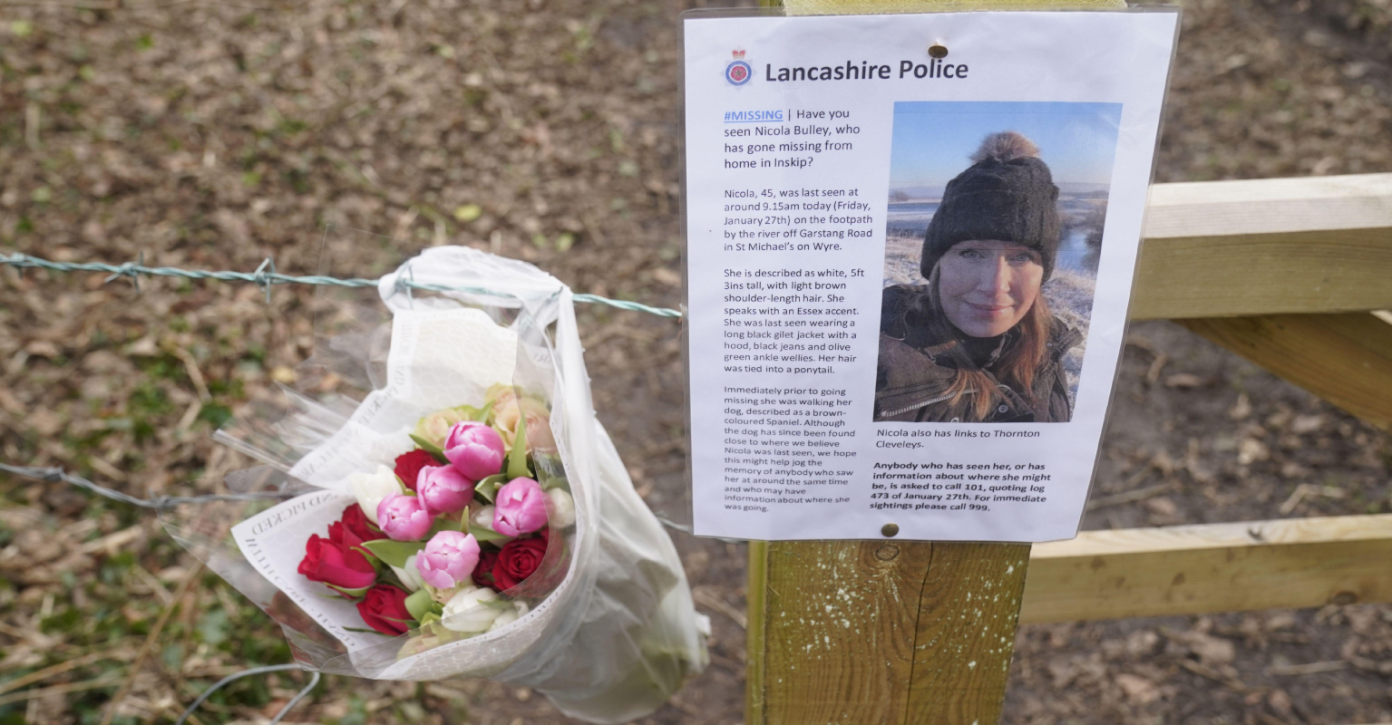 Police still believe Nicola Bulley fell into river and is a missing person