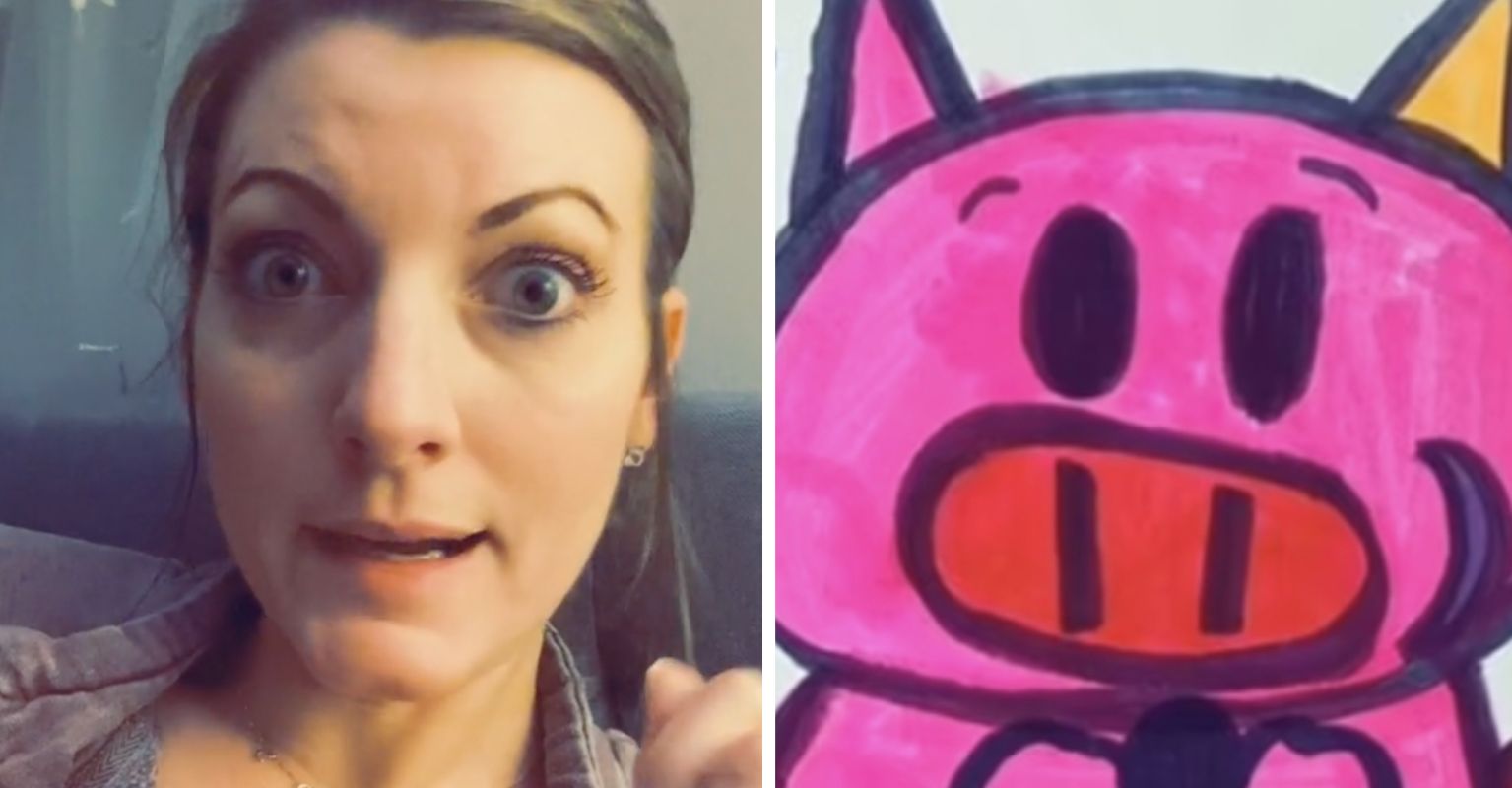 Mom Outraged As Teacher Confiscates Daughter's Pig Drawing And Brands