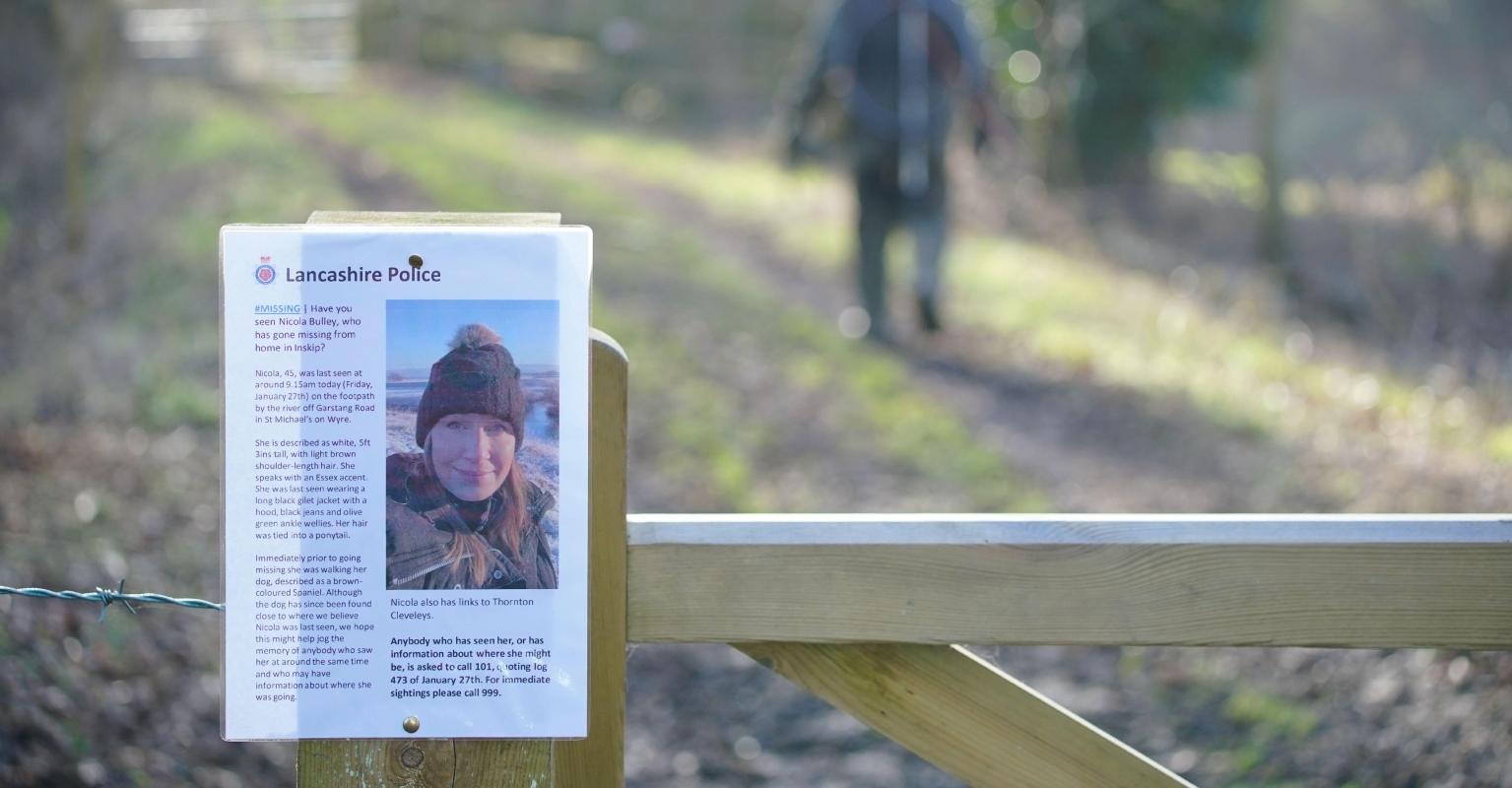 Nicola Bulley's heartbroken boyfriend speaks out for the first time since disappearance