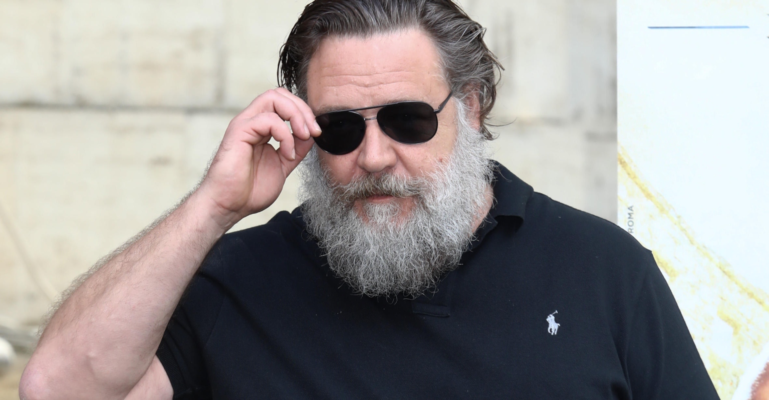 A heartbroken Russell Crowe reveals his puppy 'died in his arms' after being hit by truck