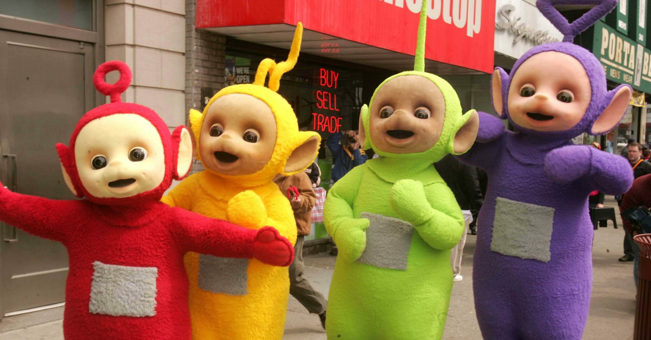 Designer releases $2,500 Teletubby boots and they're absolutely wild