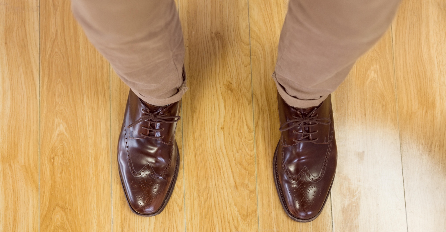 14-year-old boy with size 23 feet has to have specially-designed shoes made for him