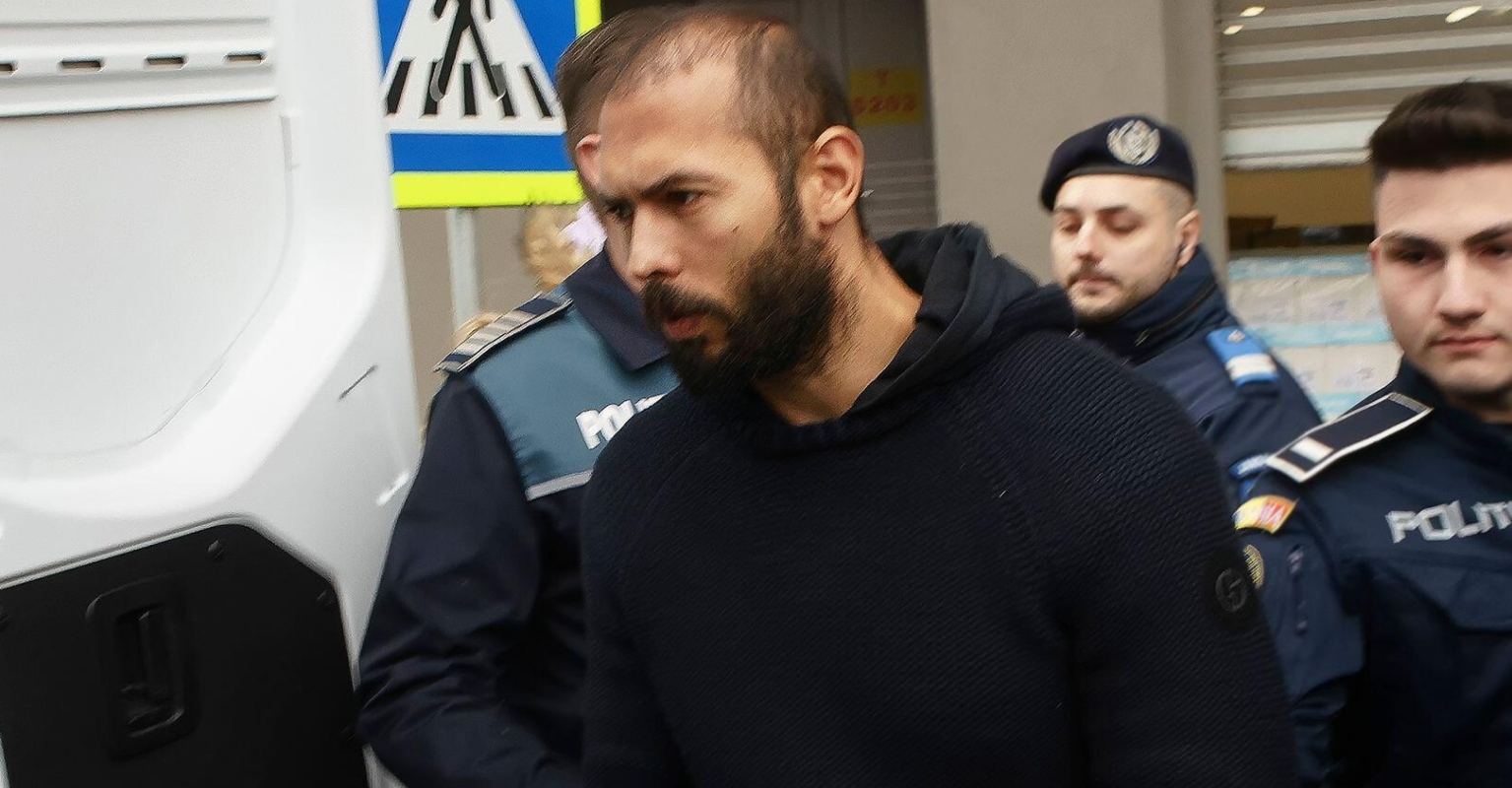 BREAKING: Andrew Tate loses latest appeal to be released from Romanian prison