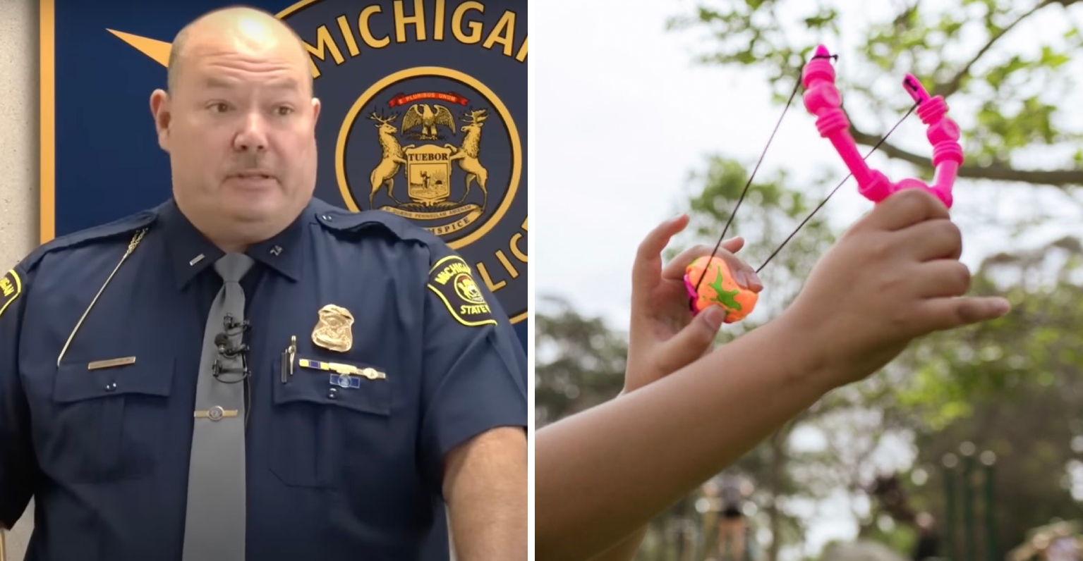 Boy, 13, Praised For Using His Slingshot To Save 8YearOld Sister From