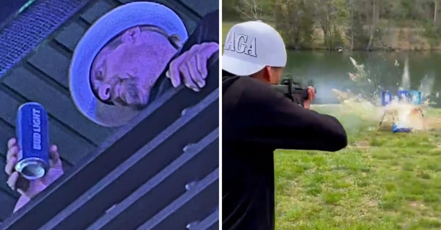 Kid Rock Seen Drinking Bud Light At Concert After Shooting Cans Of The