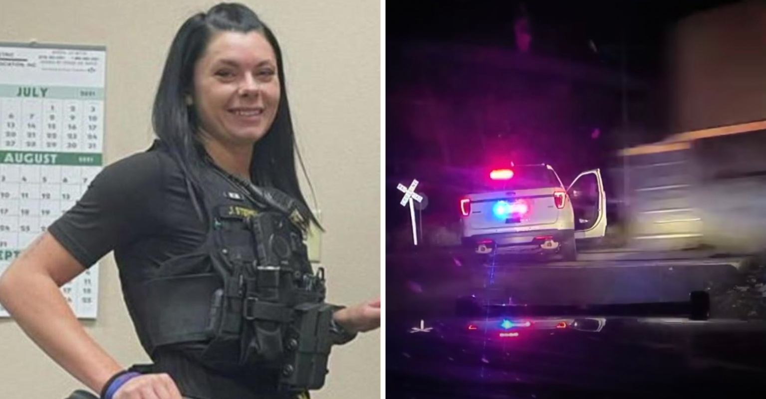 Cop Who Placed Handcuffed Woman Into Police Car That Was Then Hit By A