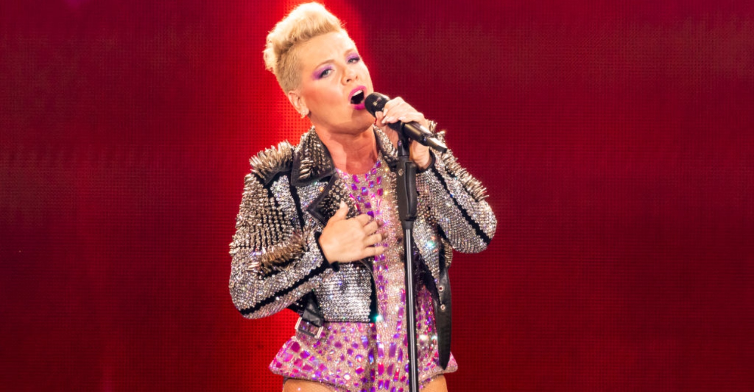 Pink kicks out concertgoer who held up 'cruel and harmful' message on his phone