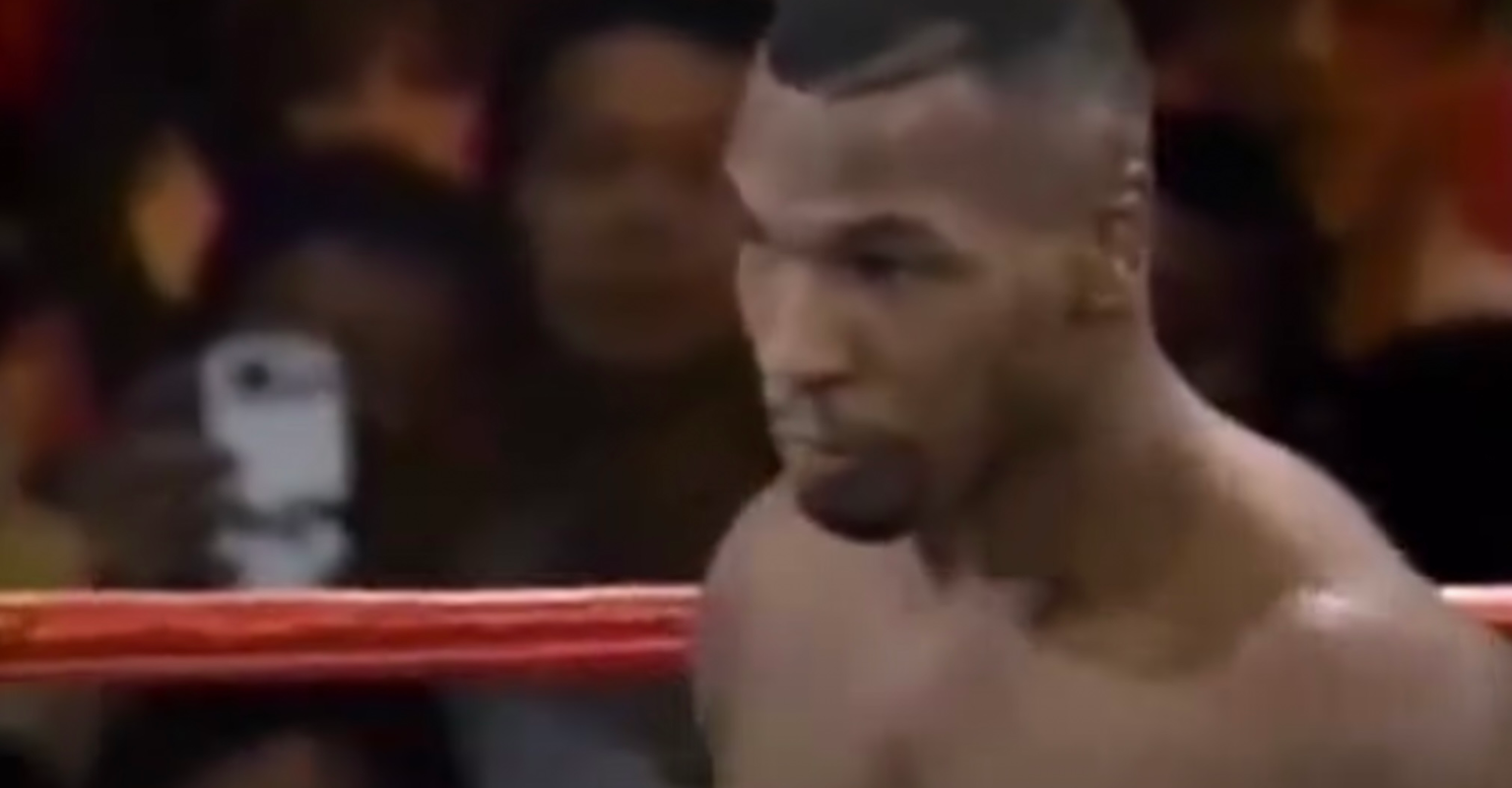 Mystery of 'time traveler holding a smartphone' at 1995 Mike Tyson fight has been solved