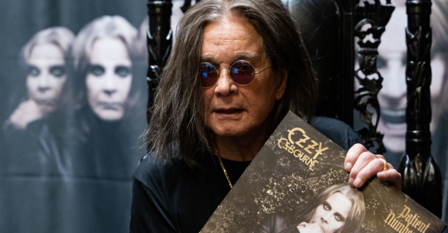 Ozzy and Sharon Osbourne dress up as Kanye and his wife for Halloween