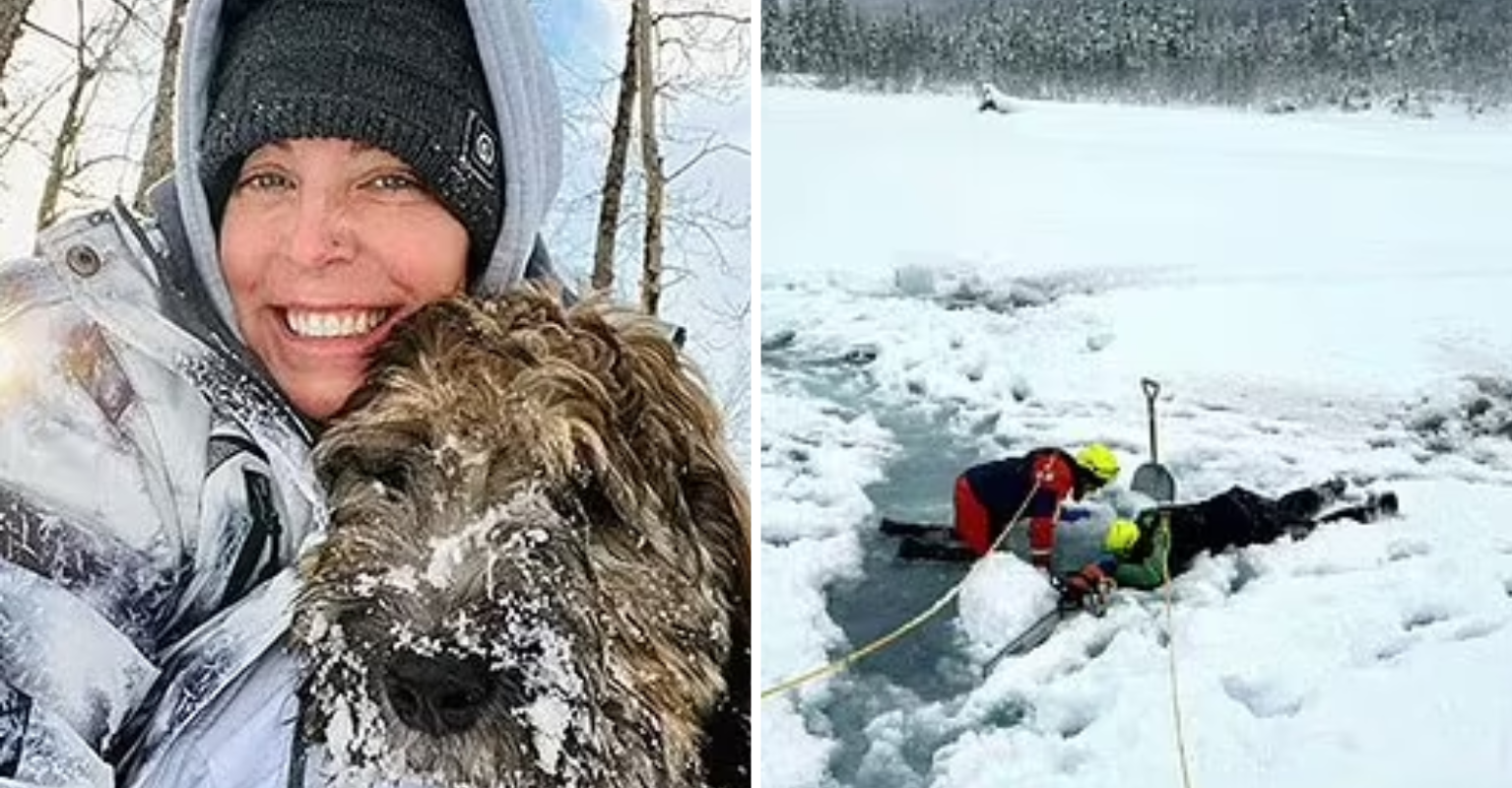 MomOfFour Vanishes After Jumping Into Frozen River To Save Family Dog