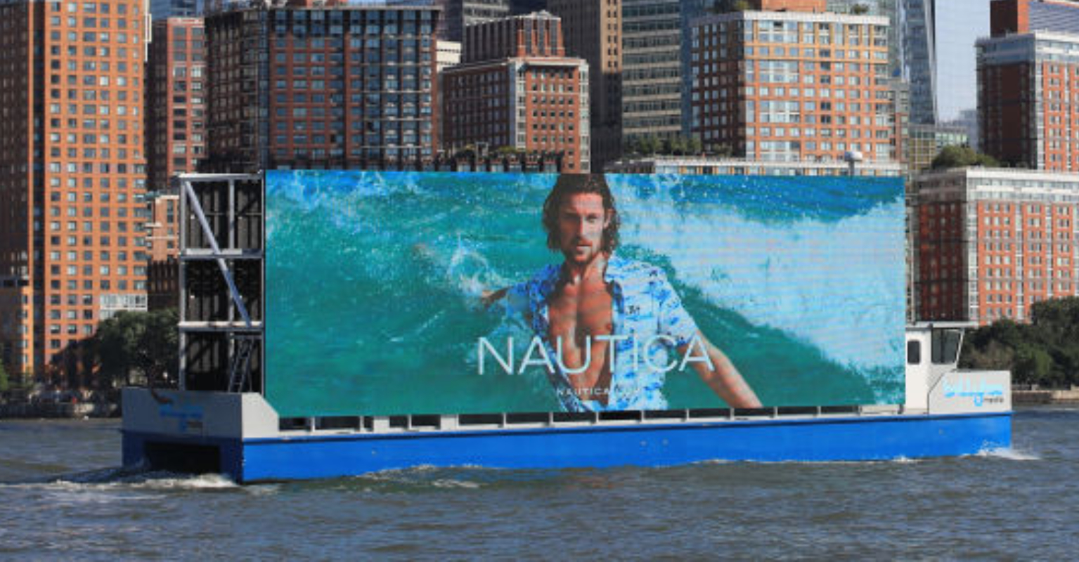 'This needs to be illegal': People are outraged after seeing billboard floating in the sea
