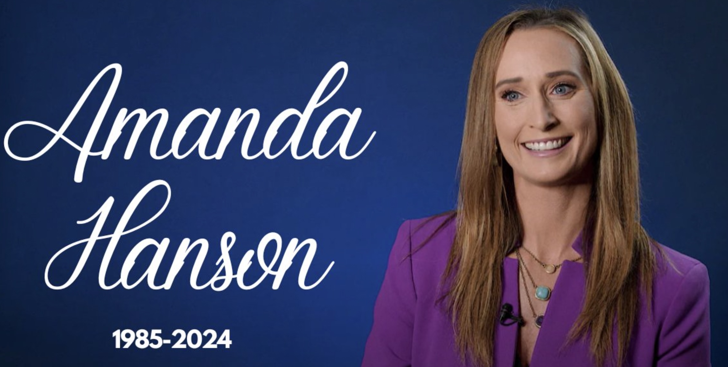 Tributes pour in for news anchor Amanda Hanson after she dies aged 38