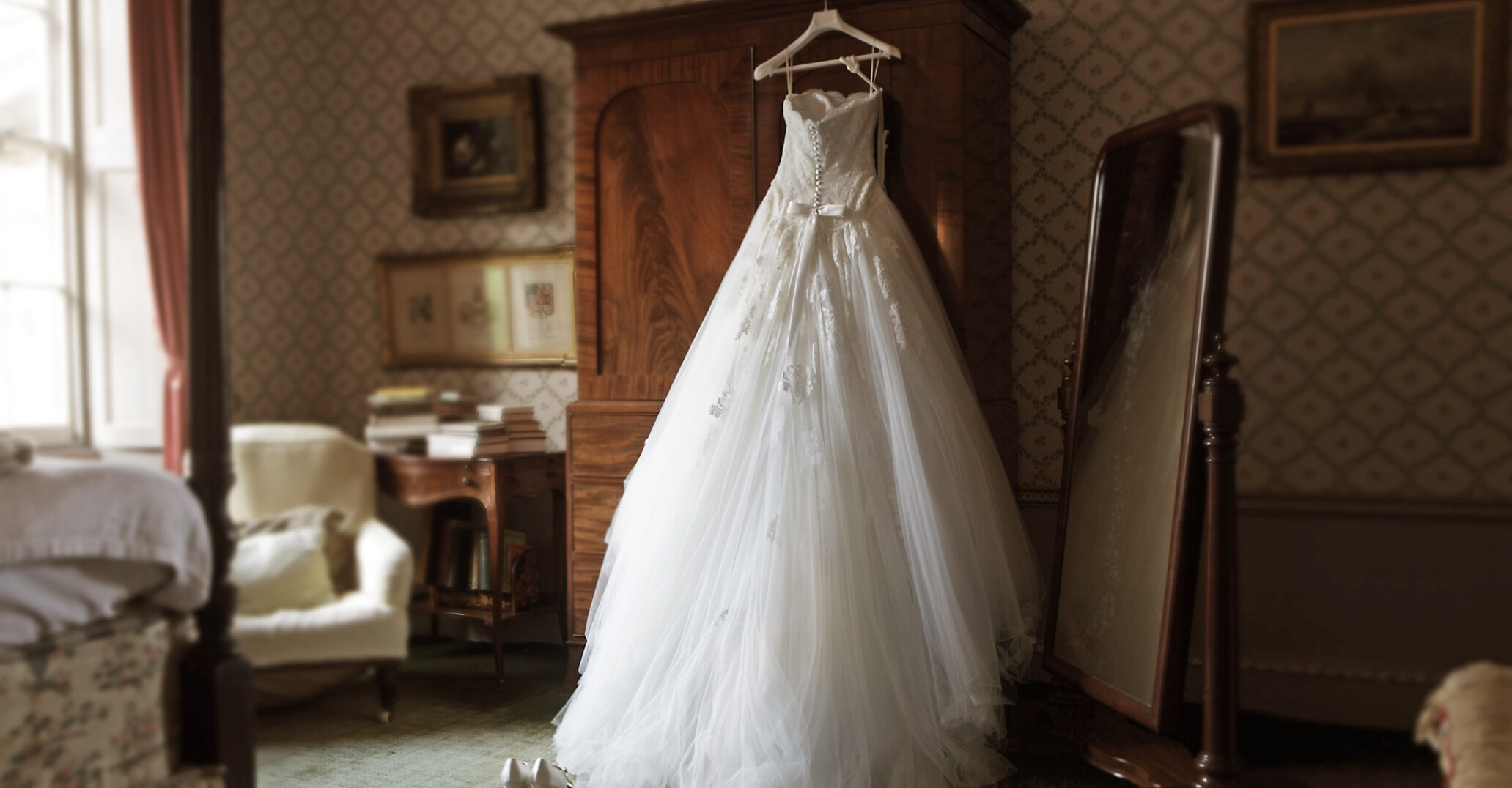 Bride's dress ruined as red paint is thrown all over her by 'men that her mother-in-law hired'