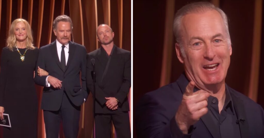 The ‘Breaking Bad’ Cast Reunites For Hilarious F-Bomb-Laden Bit At The