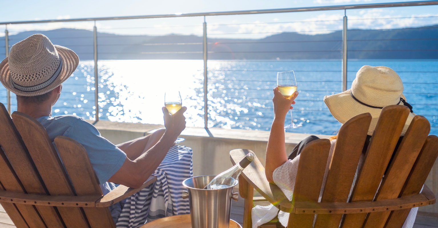 Couple sells everything they own to live on a cruise ship - now staff cook their food and make their bed