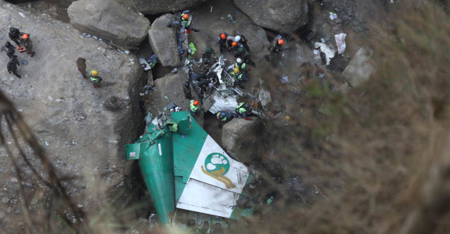 Haunting footage shows final moments of plane before crash kills at least 68 passengers on board